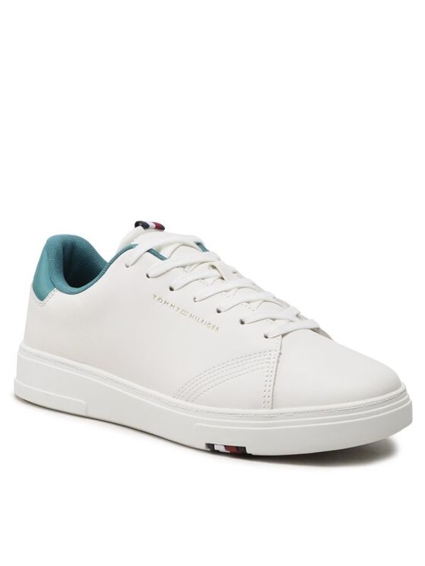 Tommy Hilfiger Tommy Hilfiger Сникърси Elevated Rbw Cupsole Leather FM0FM04487 Бял