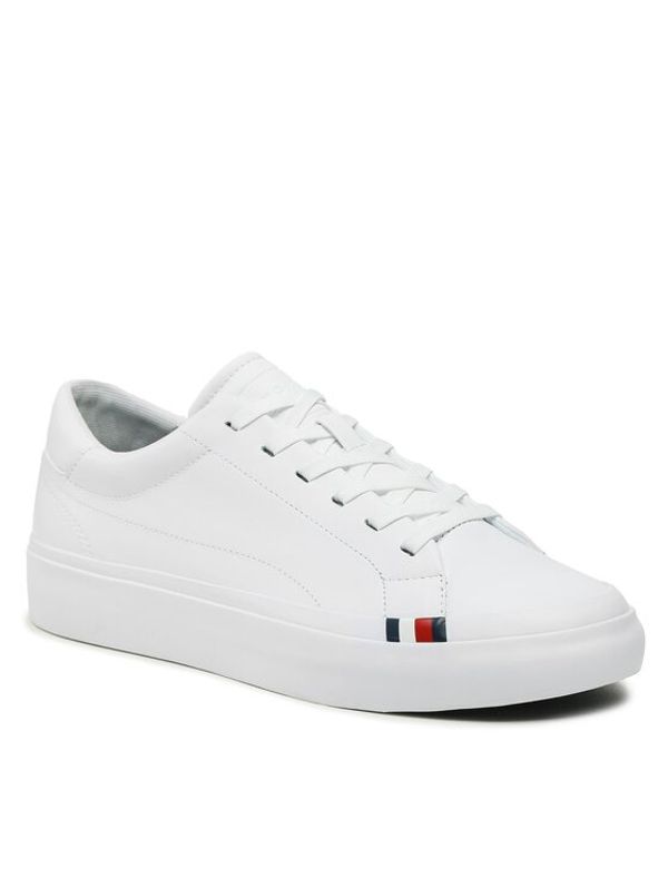Tommy Hilfiger Tommy Hilfiger Сникърси Elevated Vulc Leather Low FM0FM04418 Бял