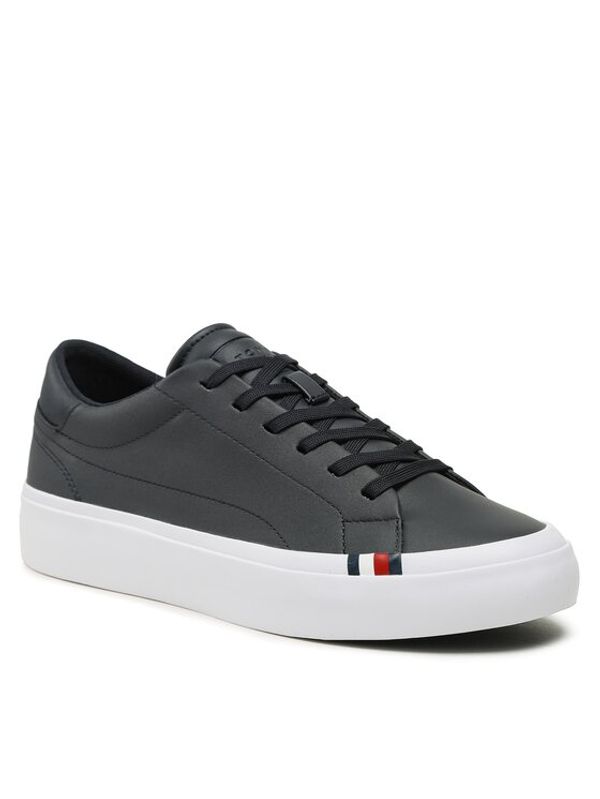 Tommy Hilfiger Tommy Hilfiger Сникърси Elevated Vulc Leather Low FM0FM04418 Тъмносин