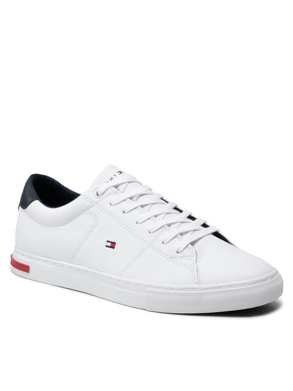 Tommy Hilfiger Tommy Hilfiger Сникърси Essential Leather Detail Vulc FM0FM04047 Бял