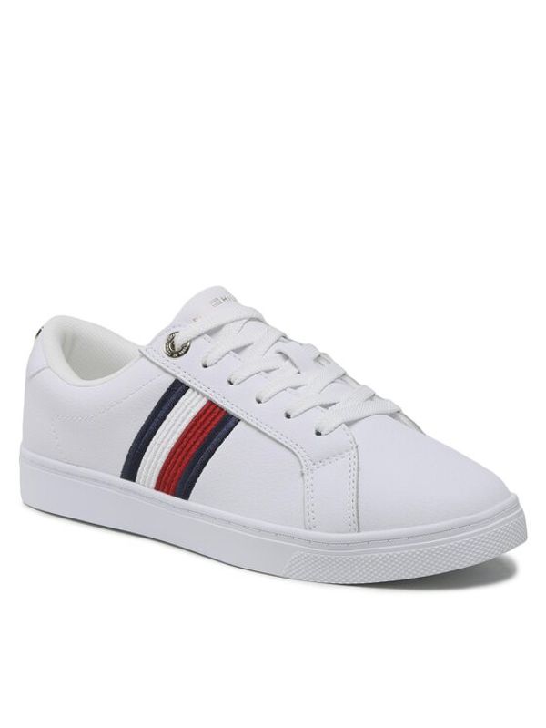 Tommy Hilfiger Tommy Hilfiger Сникърси Essential Stripes Sneaker FW0FW06903 Бял