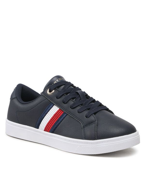 Tommy Hilfiger Tommy Hilfiger Сникърси Essential Stripes Sneaker FW0FW06903 Тъмносин