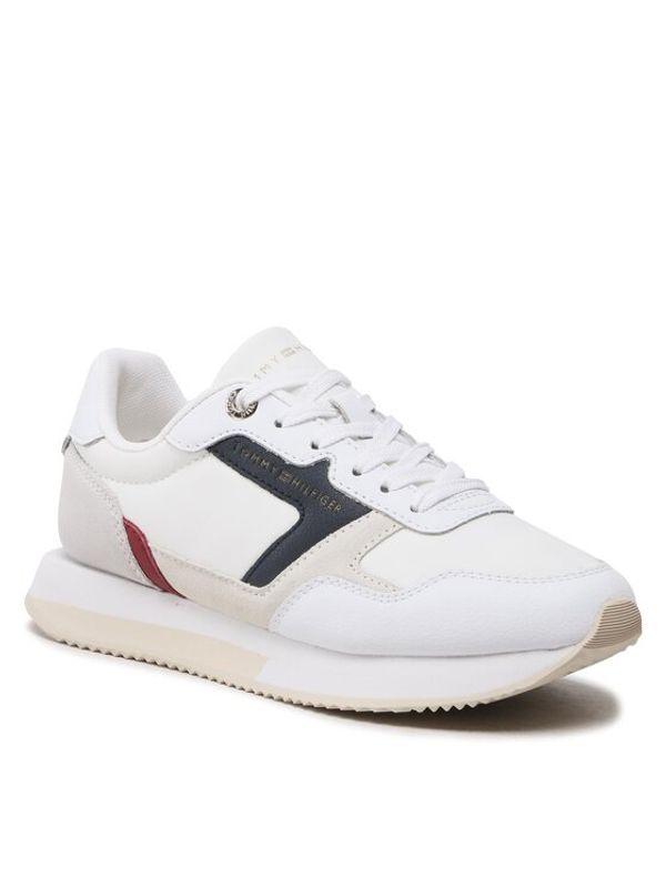 Tommy Hilfiger Tommy Hilfiger Сникърси Essential Th Runner FW0FW06947 Бял