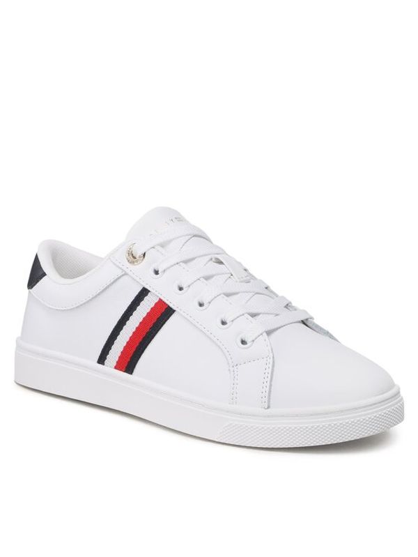 Tommy Hilfiger Tommy Hilfiger Сникърси Essential Webbing Cupsole FW0FW07378 Бял
