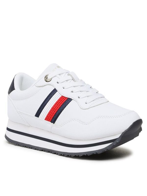Tommy Hilfiger Tommy Hilfiger Сникърси Essential Webbing Runner FW0FW06911 Бял