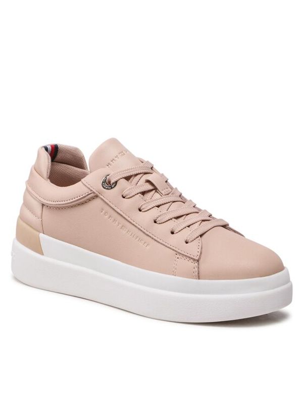 Tommy Hilfiger Tommy Hilfiger Сникърси Feminine Elevated Sneaker FW0FW06511 Бежов