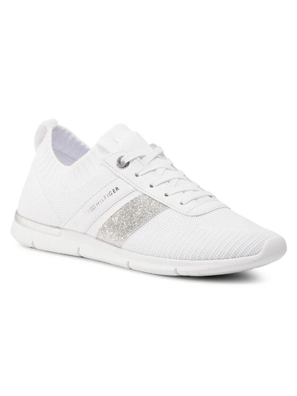 Tommy Hilfiger Tommy Hilfiger Сникърси Feminine Lightweight Sneaker FW0FW05014 Бял