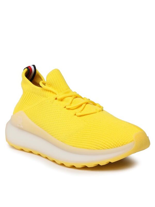 Tommy Hilfiger Tommy Hilfiger Сникърси Futurunner Knit FM0FM04584 Жълт