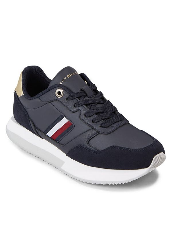 Tommy Hilfiger Tommy Hilfiger Сникърси Global Stripes Lifestyle Runner FW0FW07584 Син
