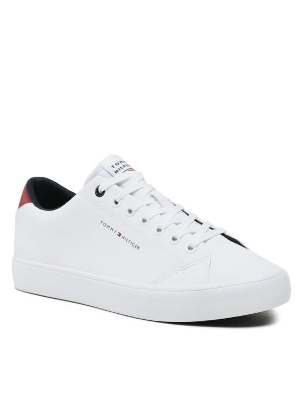 Tommy Hilfiger Tommy Hilfiger Сникърси Hi Vulc Core Low Lth FM0FM04687 Бял