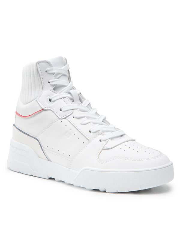 Tommy Hilfiger Tommy Hilfiger Сникърси High Cut Basket Sneaker FW0FW06522 Бял