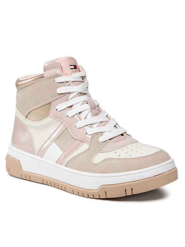 Tommy Hilfiger Tommy Hilfiger Сникърси High Top Lace Up T3A9-32344-1446 S Бежов
