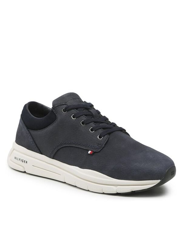 Tommy Hilfiger Tommy Hilfiger Сникърси Hilfiger Comfort Lth Hybrid Shoe FM0FM04411 Тъмносин