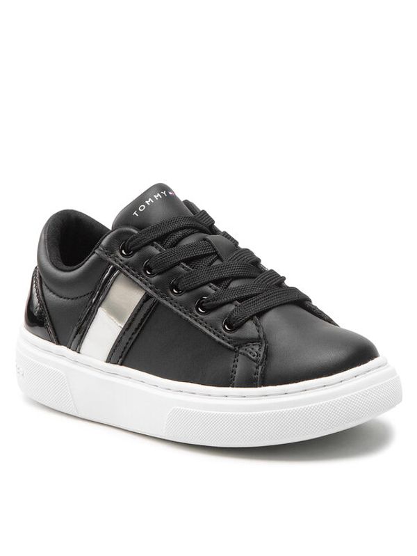 Tommy Hilfiger Tommy Hilfiger Сникърси Low Cut Lace-Up Sneaker T3A9-32310-1451 Черен