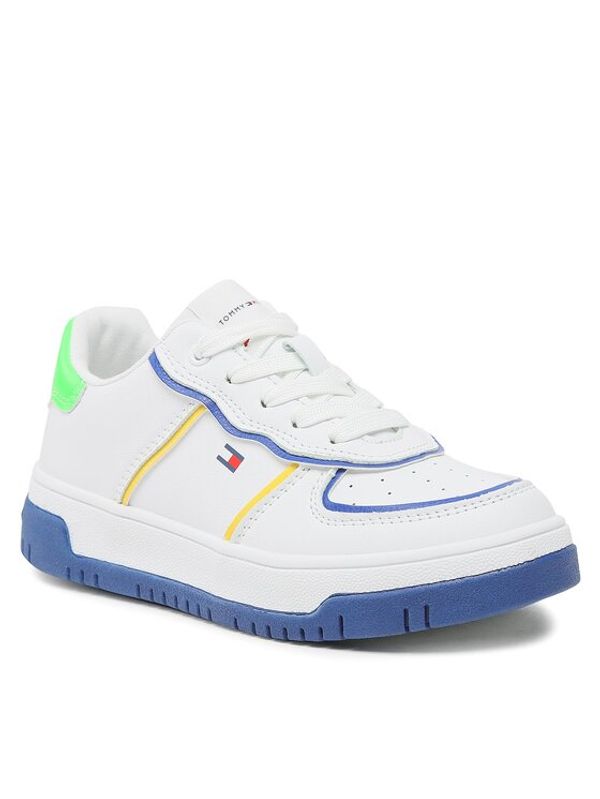 Tommy Hilfiger Tommy Hilfiger Сникърси Low Cut Lace-Up Sneaker T3X9-32873-1355 M Бял