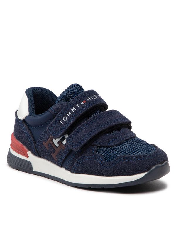 Tommy Hilfiger Tommy Hilfiger Сникърси Low Cut Velcro Sneaker T1B9-32490-1450 M Тъмносин
