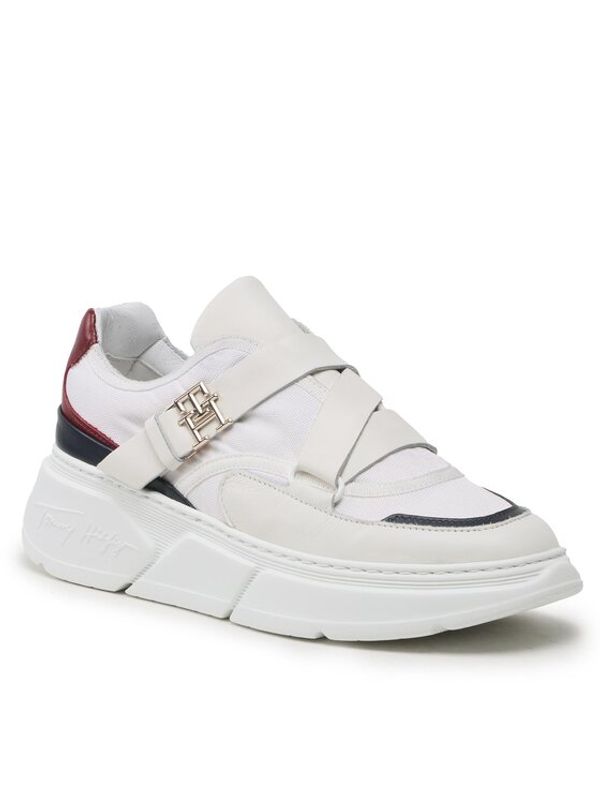 Tommy Hilfiger Tommy Hilfiger Сникърси Lux Hrdware Sneaker FW0FW07110 Бял