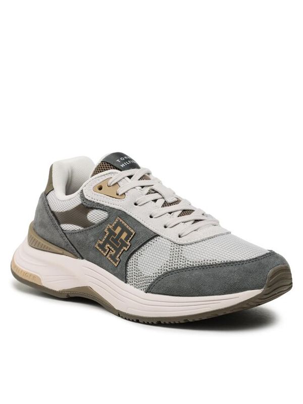 Tommy Hilfiger Tommy Hilfiger Сникърси Modern Prep Sneaker II Mix FM0FM04629 Сив