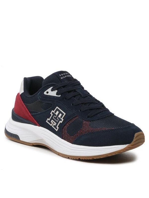Tommy Hilfiger Tommy Hilfiger Сникърси Modern Prep Sneaker II Mix FM0FM04629 Тъмносин