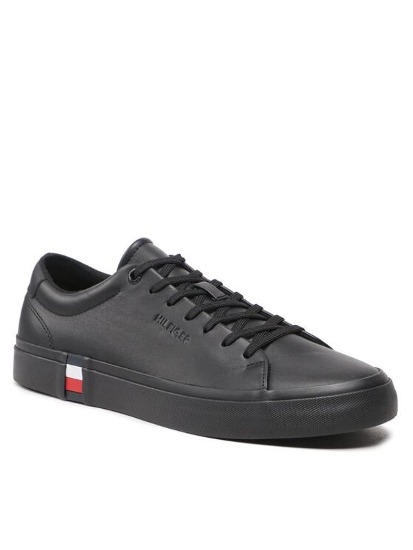 Tommy Hilfiger Tommy Hilfiger Сникърси Modern Vulc Corporate Leather FM0FM04351 Черен