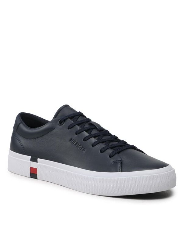 Tommy Hilfiger Tommy Hilfiger Сникърси Modern Vulc Corporate Leather FM0FM04351 Тъмносин