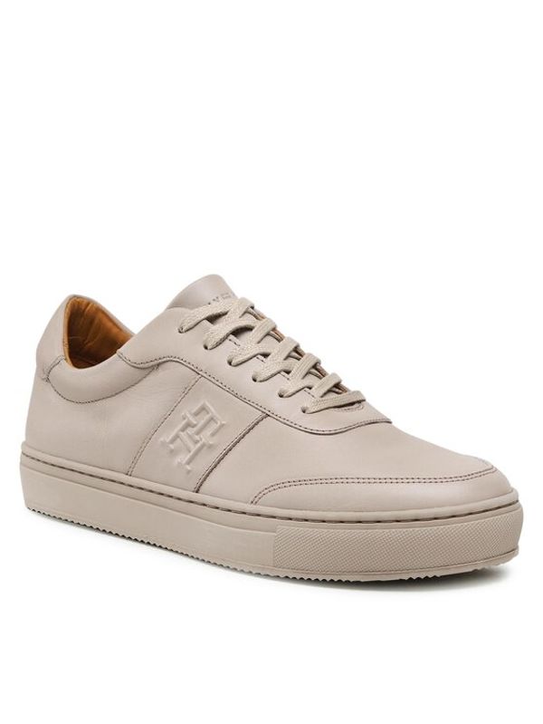 Tommy Hilfiger Tommy Hilfiger Сникърси Premium Cupsole Rwb Leather FM0FM04488 Бежов