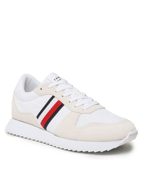 Tommy Hilfiger Tommy Hilfiger Сникърси Runner Evo Mix FM0FM04699 Бежов