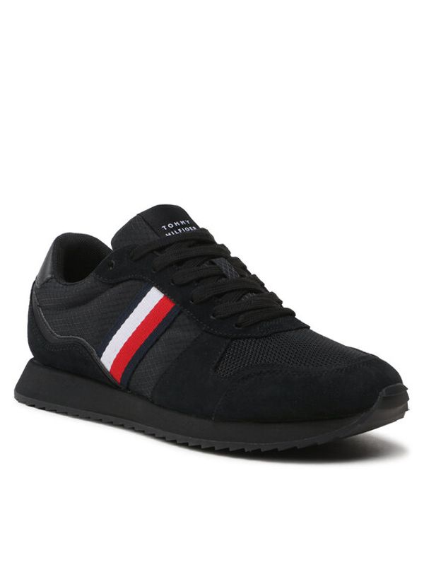 Tommy Hilfiger Tommy Hilfiger Сникърси Runner Evo Mix FM0FM04699 Черен