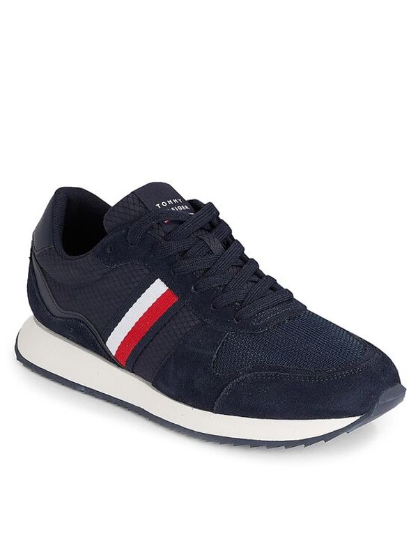 Tommy Hilfiger Tommy Hilfiger Сникърси Runner Evo Mix FM0FM04699 Син