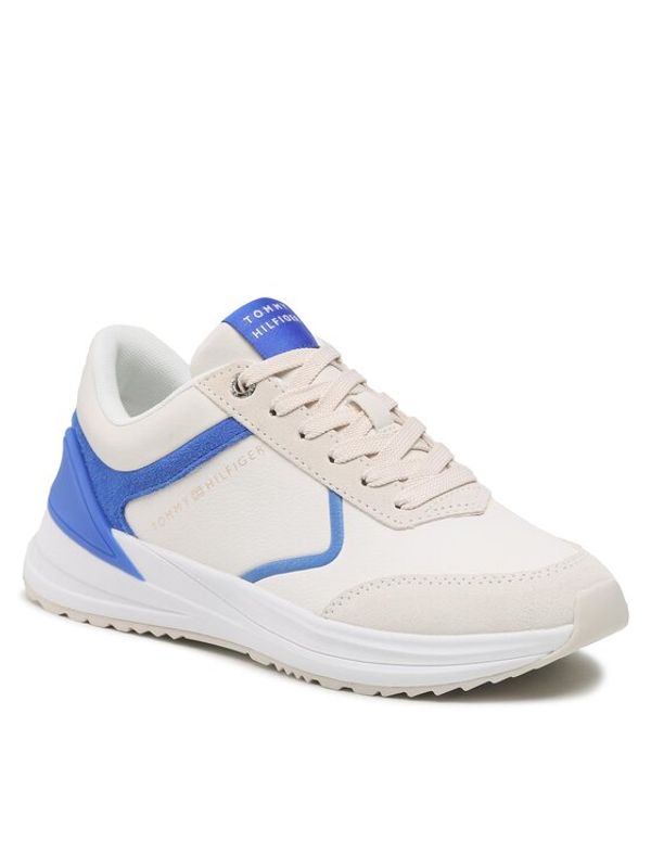 Tommy Hilfiger Tommy Hilfiger Сникърси Runner With Heel Detail FW0FW06621 Бежов