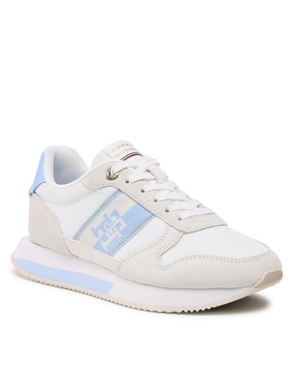 Tommy Hilfiger Tommy Hilfiger Сникърси Runner With Th Webbing FW0FW06948 Бял