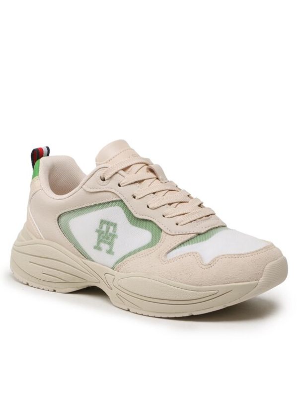 Tommy Hilfiger Tommy Hilfiger Сникърси Sporty Th Runner FW0FW06952 Бежов