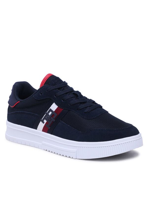 Tommy Hilfiger Tommy Hilfiger Сникърси Supercup Mix FM0FM04585 Тъмносин