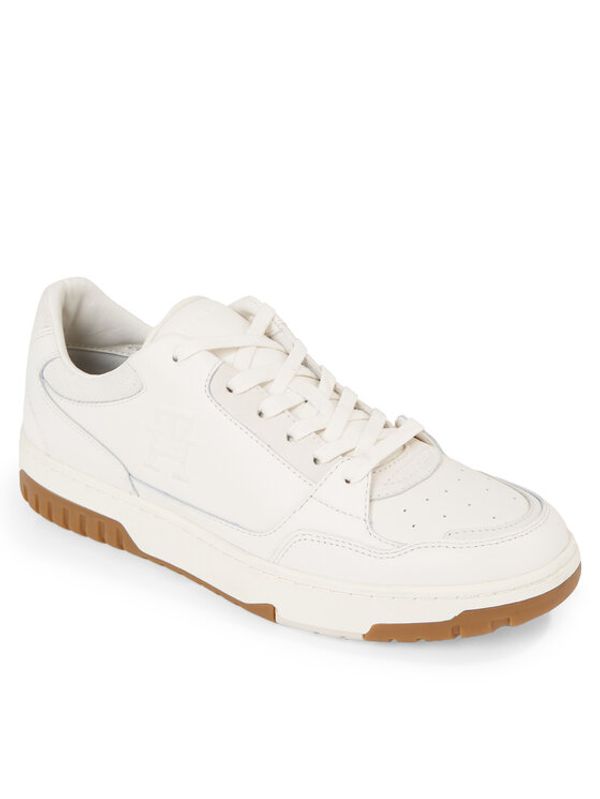 Tommy Hilfiger Tommy Hilfiger Сникърси Th Basket Best Lth Nubuck FM0FM04823 Бял