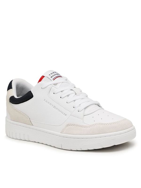 Tommy Hilfiger Tommy Hilfiger Сникърси Th Basket Core Rwb FM0FM04730 Бял