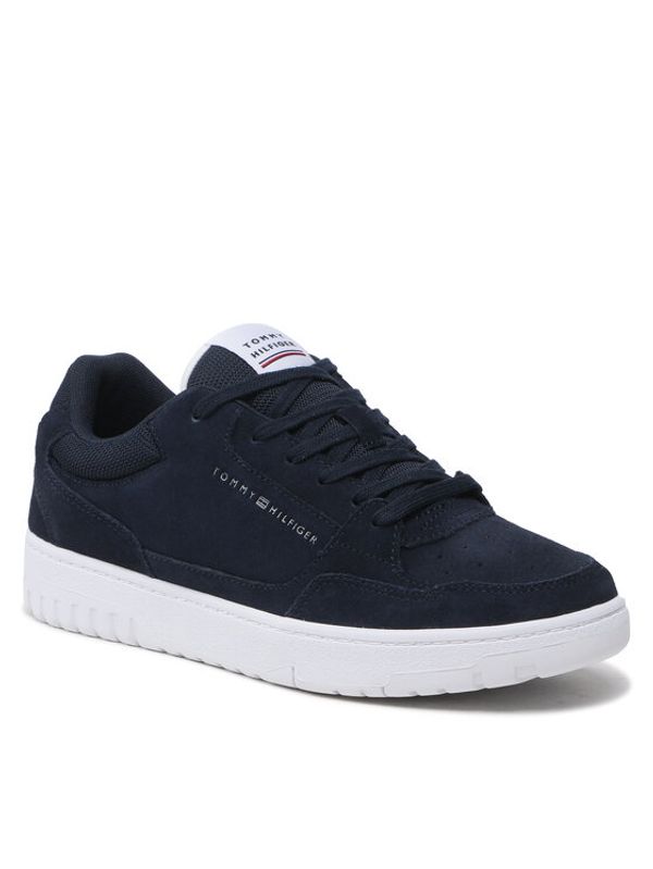 Tommy Hilfiger Tommy Hilfiger Сникърси Th Basket Core Suede FM0FM04694 Тъмносин