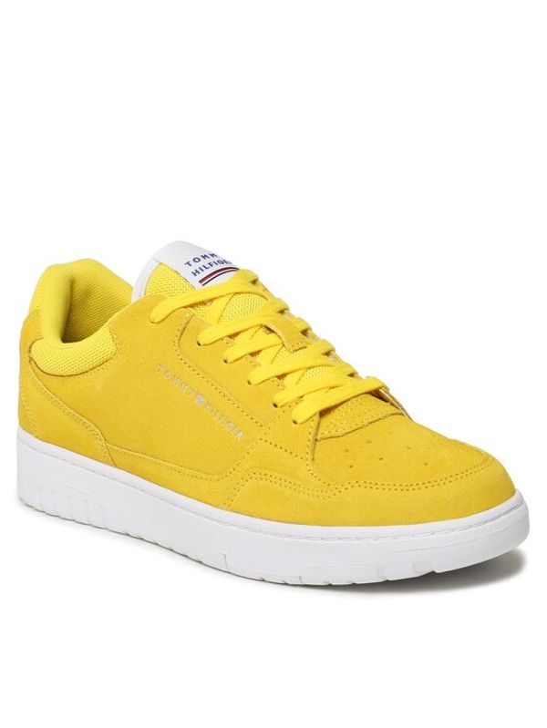 Tommy Hilfiger Tommy Hilfiger Сникърси Th Basket Core Suede FM0FM04694 Жълт