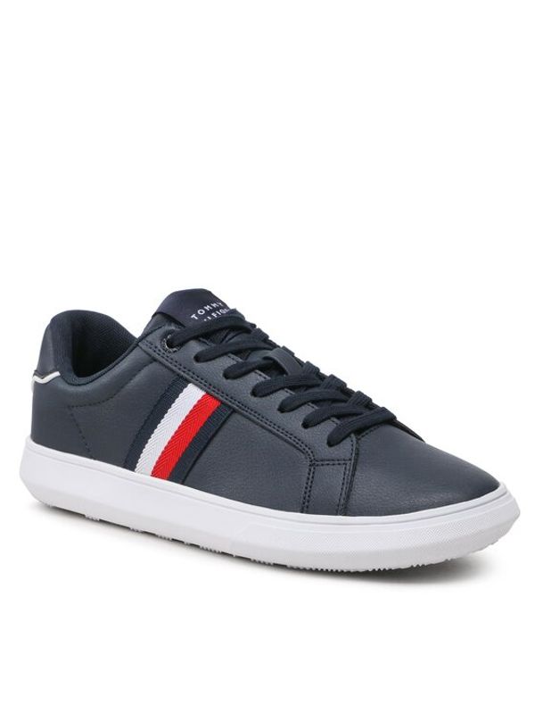 Tommy Hilfiger Tommy Hilfiger Сникърси Th Hi Vulc Core Low Leather FM0FM04731 Тъмносин