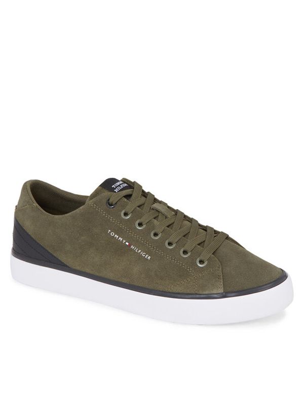 Tommy Hilfiger Tommy Hilfiger Сникърси Th Hi Vulc Core Low Suede FM0FM04817 Каки
