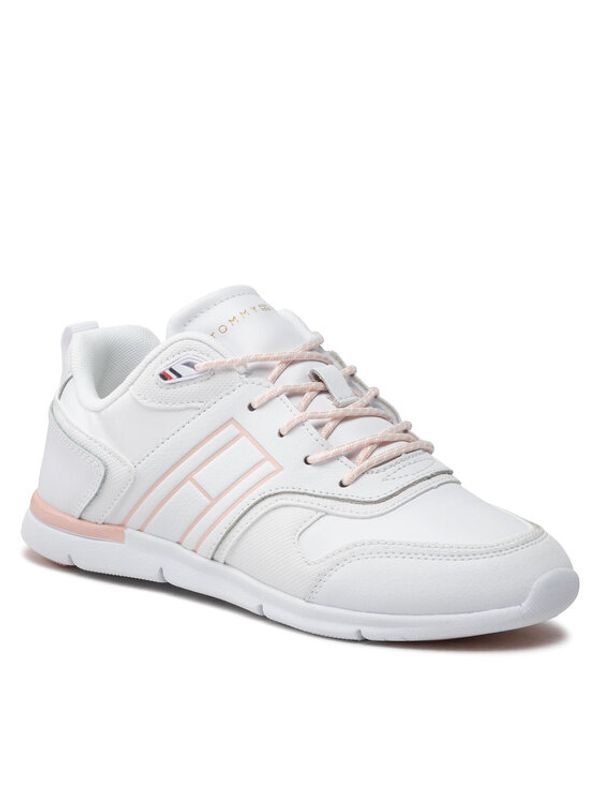 Tommy Hilfiger Tommy Hilfiger Сникърси Th Lightweight Sneaker FW0FW06592 Бял
