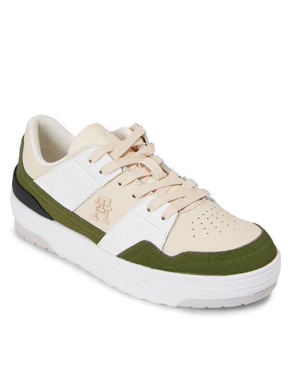 Tommy Hilfiger Tommy Hilfiger Сникърси Th Lo Basket Sneaker FW0FW07309 Бежов