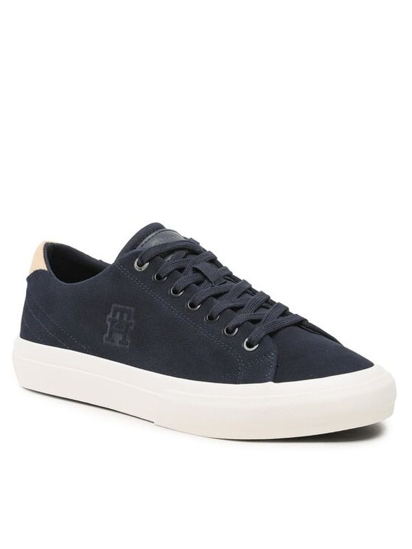 Tommy Hilfiger Tommy Hilfiger Сникърси Th Vulc Street Low Suede FM0FM04590 Син
