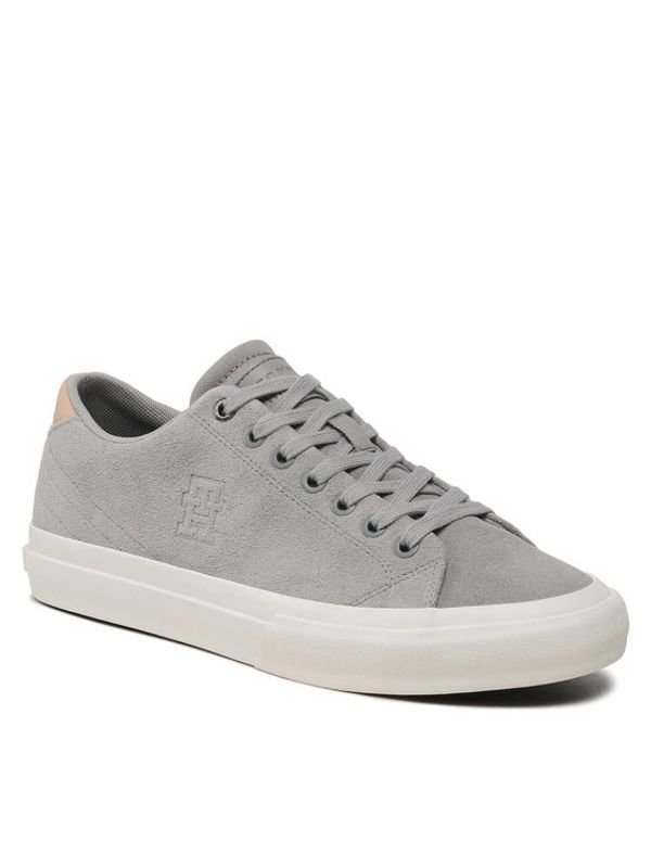 Tommy Hilfiger Tommy Hilfiger Сникърси Th Vulc Street Low Suede FM0FM04590 Сив
