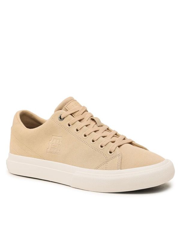 Tommy Hilfiger Tommy Hilfiger Сникърси Vulc Street Low Suede FM0FM04590 Бежов