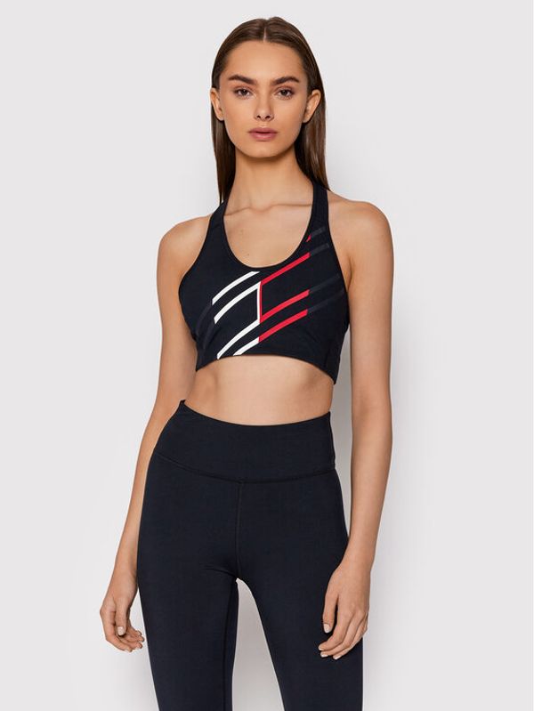 Tommy Hilfiger Tommy Hilfiger Спортен сутиен Graphic Racer S10S101066 Тъмносин