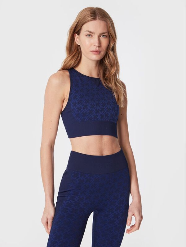 Tommy Hilfiger Tommy Hilfiger Спортен сутиен Th Monogram Seamless S10S101593 Тъмносин