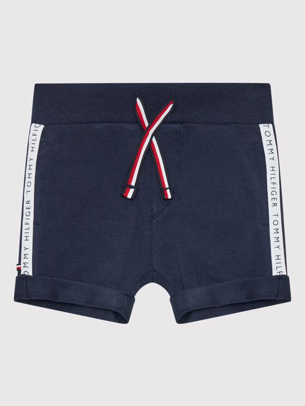 Tommy Hilfiger Tommy Hilfiger Спортни шорти Baby Tape KN0KN01435 Тъмносин Regular Fit