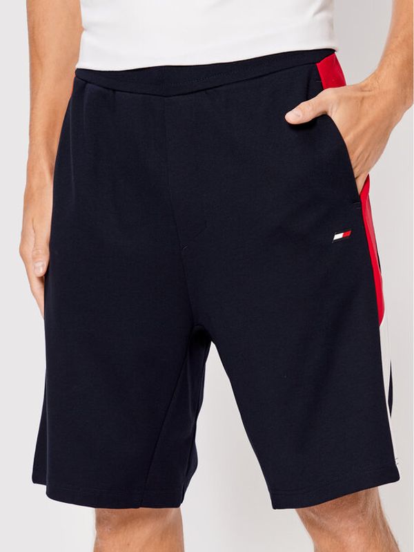 Tommy Hilfiger Tommy Hilfiger Спортни шорти Colorblocked MW0MW26851 Тъмносин Regular Fit