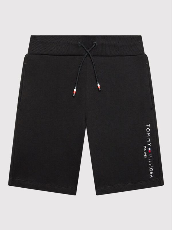 Tommy Hilfiger Tommy Hilfiger Спортни шорти Essential KB0KB07116 Черен Regular Fit