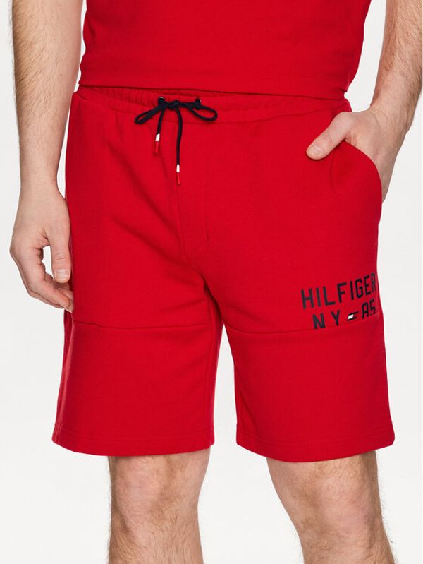 Tommy Hilfiger Tommy Hilfiger Спортни шорти Graphic MW0MW30413 Червен Regular Fit